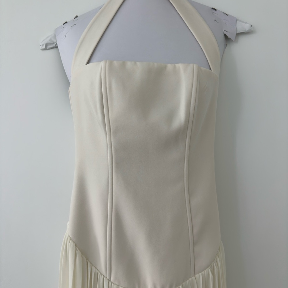 MESHKI Stacie Pleated Halter Maxi Dress - Picture 7 of 7
